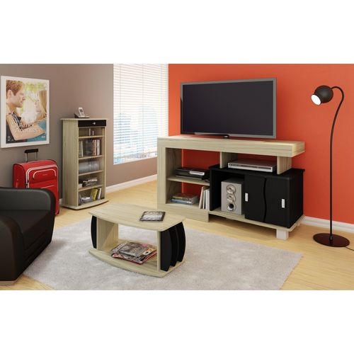 Kit Sala De Estar Completa ~ Sala de Estar Completa Artely com 3 Peças Rack Senna + Mesa de Centro Kit Sala De Estar Completa ~ Sala de Estar Completa Artely com 3 Peças Rack Senna + Mesa de Centro