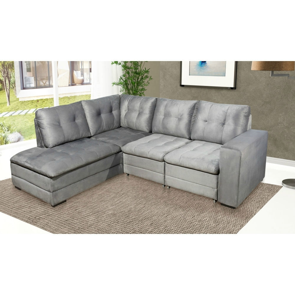 Sofá Retrátil Dimércuri Veloster De Canto 2 Lugares Co Schumann 00032449 Sofa Retratil Dimercuri Veloster De Canto 2