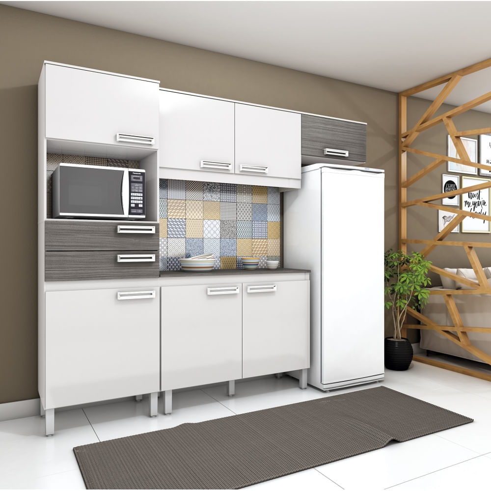 Cozinha Compacta Briz Be107 Com Balc O Bec107 7 Portas Schumann Cozinha Compacta Briz Be107 Com Balc O Bec107 7 Portas Schumann