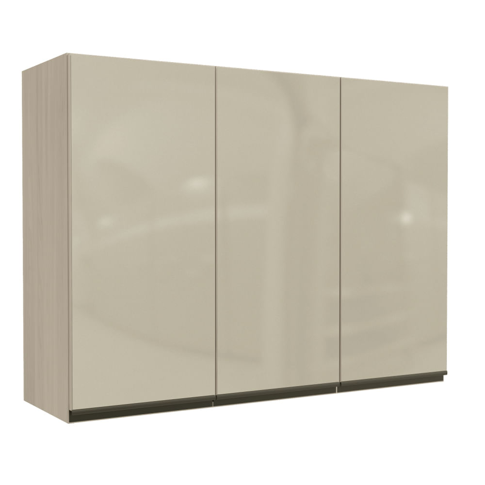 Armário Aéreo Kappesberg Maxxi G767 120cm 3 Portas de Schumann Schumann Adesivo A Base De Morfina ~ Armário Aéreo Kappesberg Maxxi G767 120cm 3 Portas de Schumann Schumann